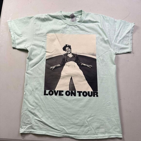 Harry Styles Tops - Harry Styles Love on Tour Mint Green T-Shirt